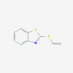 molecular formula C9H7NS2 B077433 2-Ethenylsulfanyl-1,3-benzothiazole CAS No. 13604-13-2