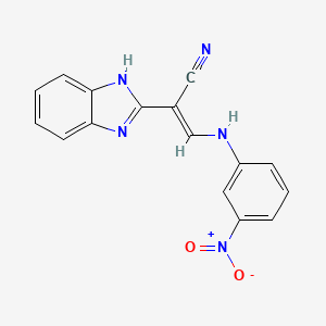 molecular formula C16H11N5O2 B7743365 MFCD02959102 