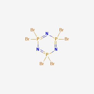 molecular formula Br6N3P3 B077441 Hexabromocyclotriphosphazene CAS No. 13701-85-4