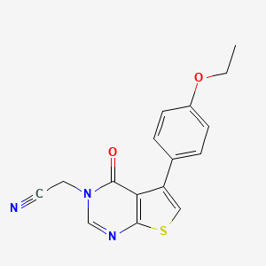 molecular formula C16H13N3O2S B7744279 C16H13N3O2S 
