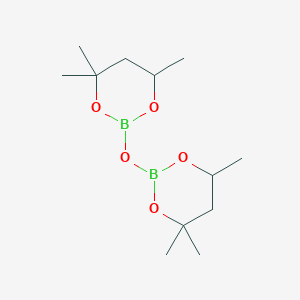 molecular formula C12H24B2O5 B077443 2,2'-Oxybis(4,4,6-trimethyl-1,3,2-dioxaborinane) CAS No. 14697-50-8