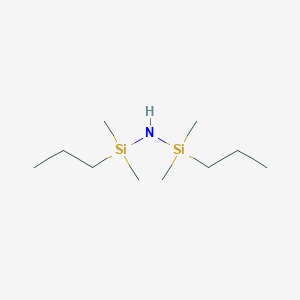 molecular formula C10H27NSi2 B077445 1,3-二丙基-1,1,3,3-四甲基二硅氮烷 CAS No. 14579-90-9