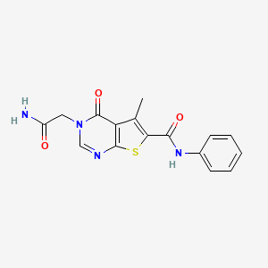 molecular formula C16H14N4O3S B7744546 MFCD03619931 