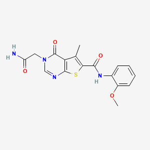 molecular formula C17H16N4O4S B7744552 MFCD03619933 