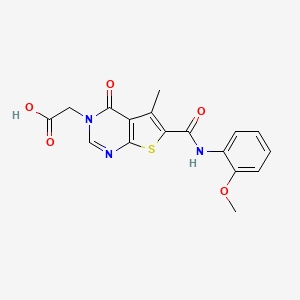 molecular formula C17H15N3O5S B7744557 MFCD03030498 