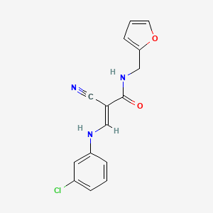molecular formula C15H12ClN3O2 B7744749 MFCD03538323 