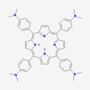 molecular formula C52H50N8 B077451 N,N-dimethyl-4-[10,15,20-tris[4-(dimethylamino)phenyl]-21,24-dihydroporphyrin-5-yl]aniline CAS No. 14945-24-5