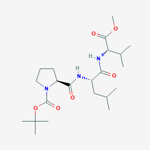 molecular formula C22H39N3O6 B077454 Boc-Pro-Leu-Val-Ome CAS No. 13650-75-4