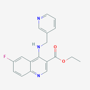 molecular formula C18H16FN3O2 B7745475 MFCD03786407 
