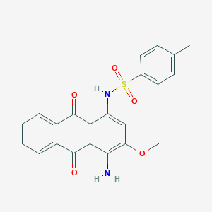 molecular formula C22H18N2O5S B077459 Disperse red 86 CAS No. 12223-43-7