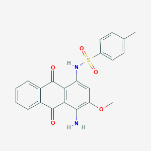 molecular formula C22H18N2O5S B077459 Disperse Red 86 CAS No. 12223-43-7