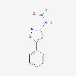 molecular formula C11H10N2O2 B077460 N-(5-phenyl-1,2-oxazol-3-yl)acetamide CAS No. 13273-63-7
