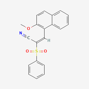 molecular formula C20H15NO3S B7746264 MFCD05022863 