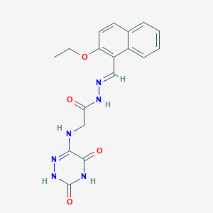 molecular formula C18H18N6O4 B7746355 MFCD03786492 