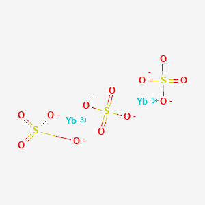 molecular formula H2O4SYb B077465 ytterbium(3+);trisulfate CAS No. 13469-97-1