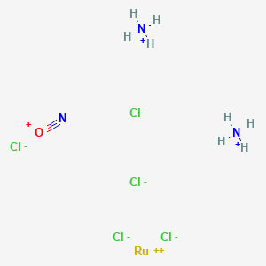 molecular formula Cl5H8N3ORu B077468 Diammonium pentachloronitrosylruthenate CAS No. 13820-58-1