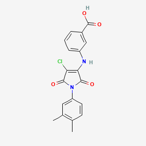 molecular formula C19H15ClN2O4 B7747880 C19H15ClN2O4 