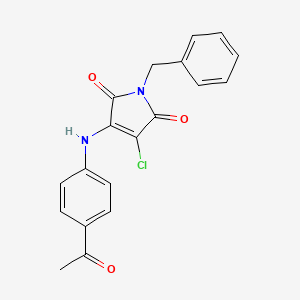 molecular formula C19H15ClN2O3 B7747901 C19H15ClN2O3 