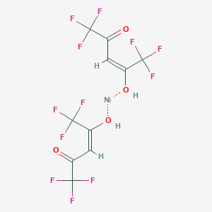(Z)-1,1,1,5,5,5-Hexafluoro-4-hydroxypent-3-en-2-one;nickel;hydrate