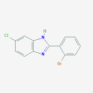 molecular formula C13H8BrClN2 B077485 2-(2-BROMO-PHENYL)-5-CHLORO-1H-BENZOIMIDAZOLE CAS No. 14225-83-3