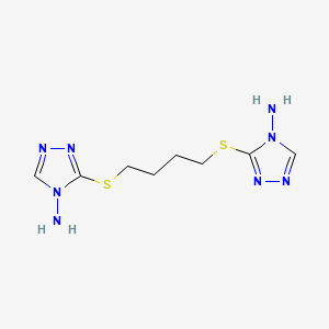 molecular formula C8H14N8S2 B7748548 C8H14N8S2 