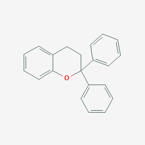 molecular formula C21H18O B077486 2H-1-Benzopyran, 3,4-dihydro-2,2-diphenyl- CAS No. 10419-28-0