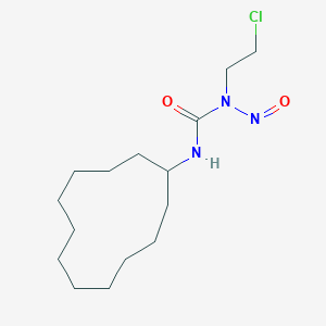 molecular formula C15H28ClN3O2 B077493 1-(2-Chloroethyl)-3-cyclododecyl-1-nitrosourea CAS No. 13909-14-3