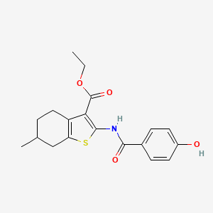 molecular formula C19H21NO4S B7749310 MFCD03847998 