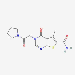 molecular formula C14H16N4O3S B7750038 MFCD06640410 