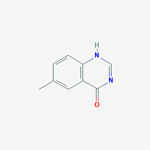 molecular formula C9H8N2O B7750624 6-methyl-1H-quinazolin-4-one 