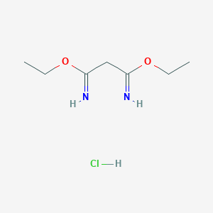 molecular formula C7H16Cl2N2O2 B077508 Diethyl malonimidate dihydrochloride CAS No. 10344-69-1
