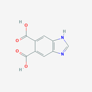 molecular formula C9H6N2O4 B077513 Benzimidazole-5,6-dicarboxylic acid CAS No. 10351-75-4