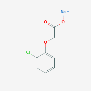 molecular formula C8H6ClNaO3 B077529 Sodium (o-chlorophenoxy)acetate CAS No. 13730-72-8