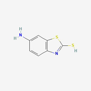 molecular formula C7H6N2S2 B7752937 6-amino-1,3-benzothiazole-2-thiol 