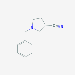 molecular formula C12H14N2 B077530 1-Benzylpyrrolidine-3-carbonitrile CAS No. 10603-52-8