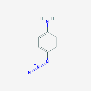 molecular formula C6H6N4 B077532 4-Azidoaniline CAS No. 14860-64-1