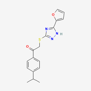 molecular formula C17H17N3O2S B7754465 MFCD02366447 