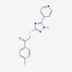 molecular formula C16H14N4OS B7754634 MFCD02366332 