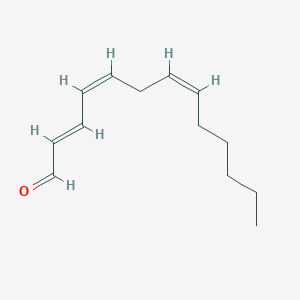 molecular formula C13H20O B077554 (E,Z,Z)-Trideca-2,4,7-trienal CAS No. 13552-96-0