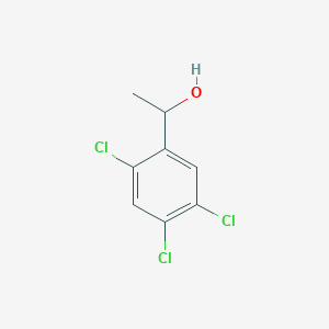 molecular formula C8H7Cl3O B077557 1-(2,4,5-Trichlorophenyl)ethanol CAS No. 14299-54-8