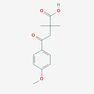 2,2-Dimethyl-4-(4-methoxyphenyl)-4-oxobutyric acid