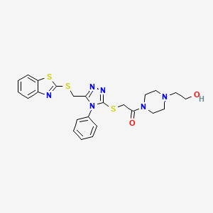 molecular formula C24H26N6O2S3 B7756568 MFCD02329925 