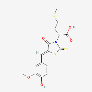 molecular formula C16H17NO5S3 B7757047 MFCD02267542 