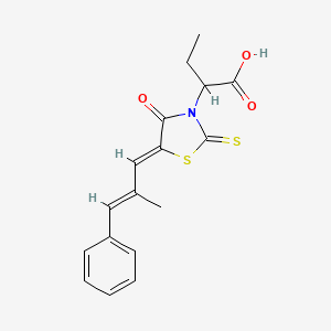 molecular formula C17H17NO3S2 B7757192 MFCD03676448 