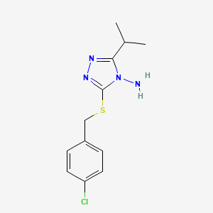 molecular formula C12H15ClN4S B7758103 C12H15ClN4S 