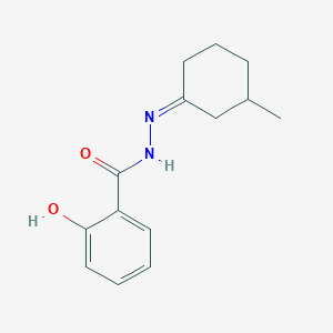 molecular formula C14H18N2O2 B7758246 2-hydroxy-N'-(3-methylcyclohexylidene)benzohydrazide 