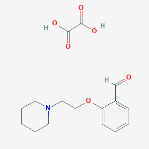 molecular formula C16H21NO6 B077583 2-(2-(Piperidin-1-yl)ethoxy)benzaldehyde oxalate CAS No. 14573-94-5