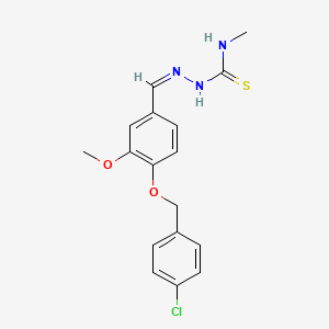 molecular formula C17H18ClN3O2S B7758380 MFCD02165195 