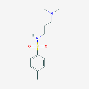 molecular formula C12H20N2O2S B077587 N-[3-(Dimethylamino)propyl]-4-methylbenzene-1-sulfonamide CAS No. 10256-77-6