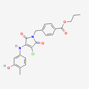 molecular formula C22H21ClN2O5 B7759303 MFCD04065868 